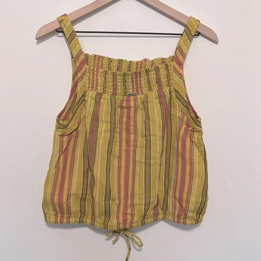 Prana Leapfrog Stripe Little Palm Organic Cotton Cami - Picture 4 of 11